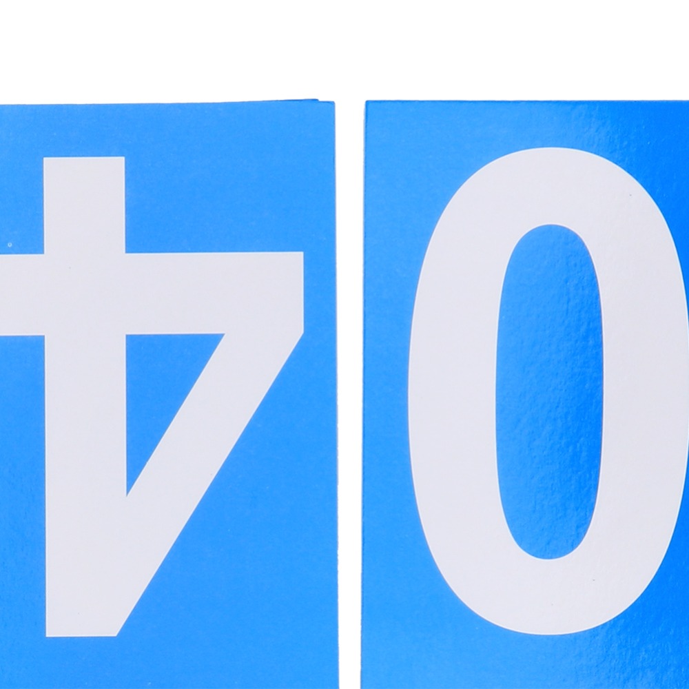 Scoreboard Digital - Blue 4‑Digit Scoreboard Flip Design Number