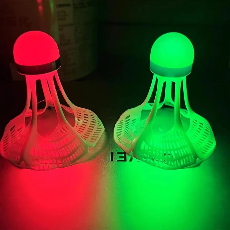 Glow-In-The-Dark Windproof Bad - Feather Shuttlecock ulasan dan harga