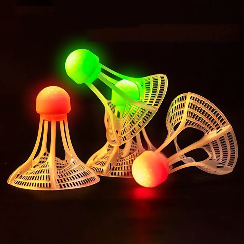 Glow-In-The-Dark Windproof Bad - Feather Shuttlecock ulasan dan harga