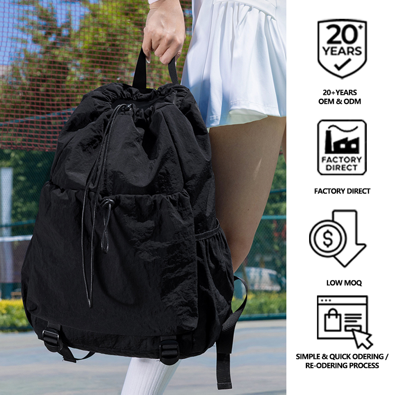 Custom Logo Drawstring Sports  - Badminton Bag ulasan dan harga