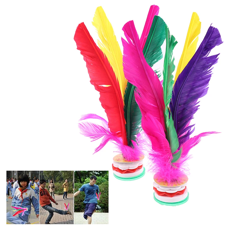 2PC Jianzi Shuttlecock  Fitnes - Feather Shuttlecock ulasan dan harga